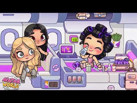 MY SKINCARE ROUTINE ON THE PLANE TO BRAZIL 🇧🇷 IN AVATAR WORLD!