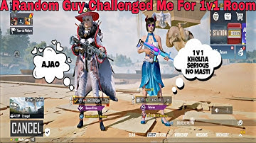 Random Guy Challenged Me For 1v1 : See What Happened : Watch Till End 🙂