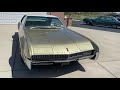 '67 Oldsmobile Toronado - Florentine Gold - Start up and walk around