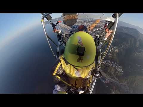 Paratrike ile wingsuit atlayışı