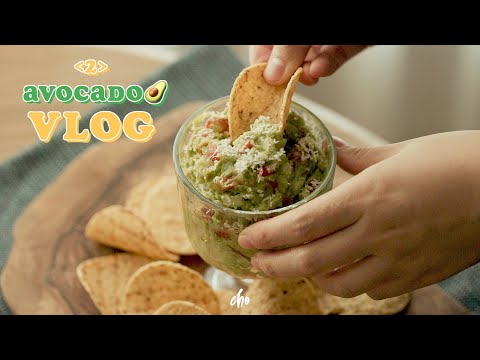 🥑Avocado VLOG(2)🥑맛있는 &amp;#39;과카몰리&amp;#39; 레시피 &amp;amp; <strong>나초칩</strong>🥗🥠/REAL SOUND : 초의 데일리쿡