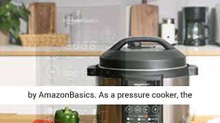 Amazon Basics 23 in 1 Multi-Purpose Electric Steamer, Pressure Cooker, 5.5 Litre, 1000 W, Brushed