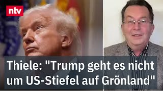 Thiele Trump Geht Es Nicht Um Us-Stiefel Auf Grönland - Lösung Möglich Ntv