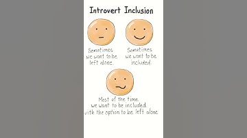 Introvert fun cartoon