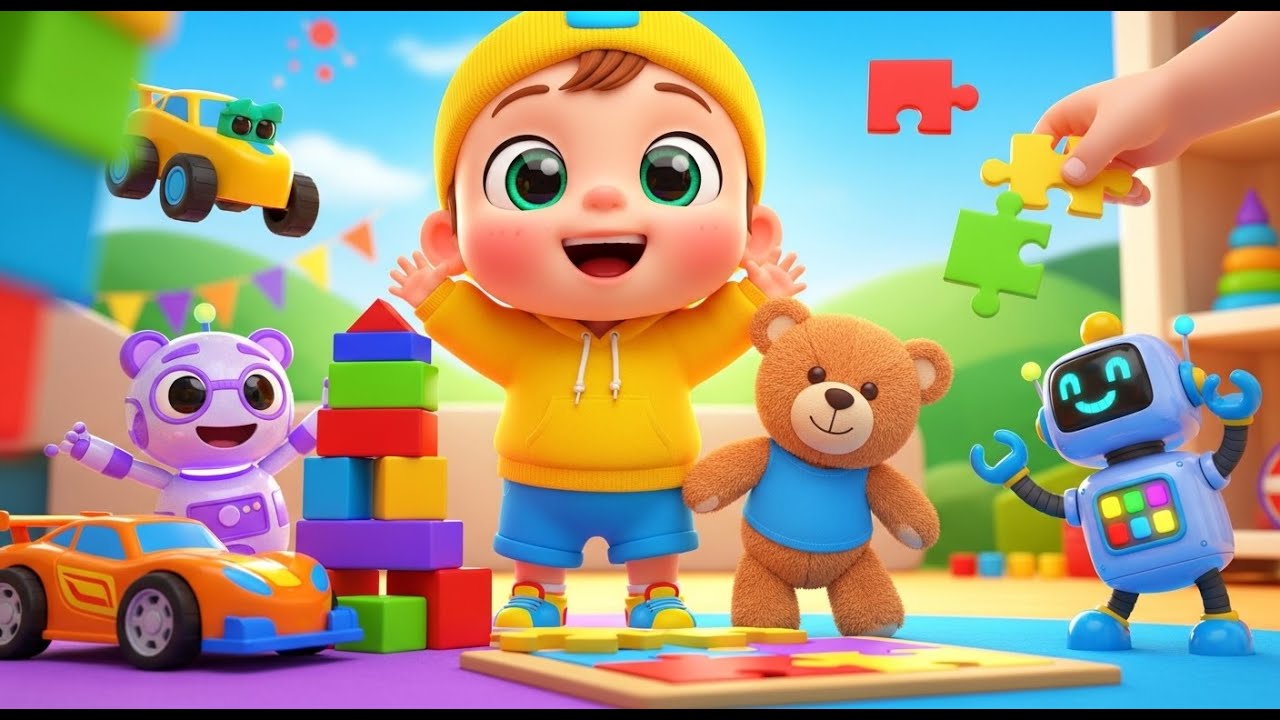 Toys Song | Fun Toy Play & Learning | 3D Kids Songs for Toddlers