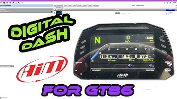 How to configure The Aim MXS Strada for the Toyota GT86 in Race Studio 3
