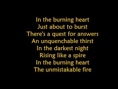 Survivor - Burning heart LYRICS ||Ohnonie (HQ) {ROCKY SOUNDTRACK}