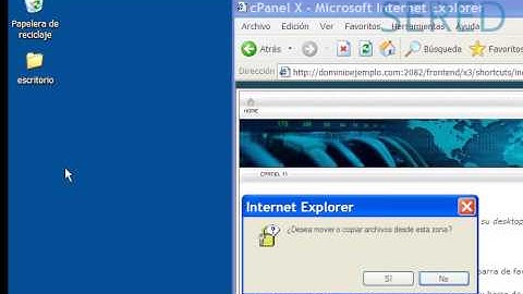 7 - Crear accesos directos a cPanel y Webmail