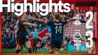 Charlie Wellings Brace Southampton 2-3 Forest Women Barclays Wsl2 Highlights
