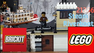 #lego #river #steam #steamboat #ideas #21356 #build & #review #model #toys #history #america #afol