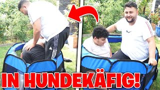 WER ÜBERLEBT LÄNGER IM HUNDEKÄFIG CHALLENGE! | MIT FLACHWITZ CHALLENGE! | Can Wick