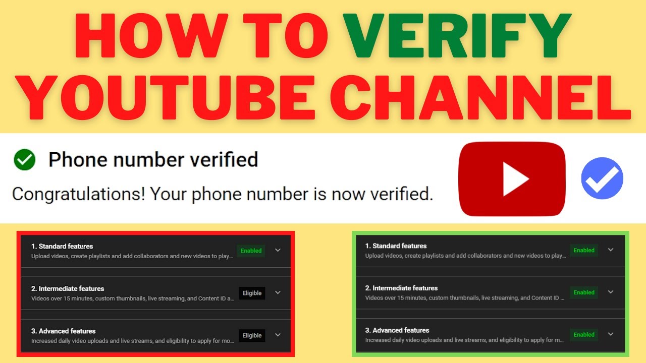 How To VERIFY your  ACCOUNT 2022  How To VERIFY  CHANNEL  2022 