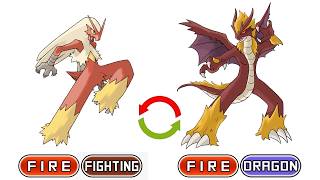 FULFILLING FAN REQUESTS: 50  Pokemon Type Swaps! 🎨 (Shin Art & Max S Part 1)