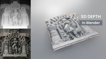 Generate Depth Maps and Displace Super-detailed Bas-reliefs - Blender Tutorial