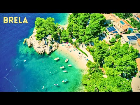 🌴Brela Croatia 🇭🇷 4K | Makarska Riviera🏖️ Walking Tour 2023.