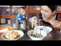 Donal Very Surprise &amp;Screaming Confuse Mom  Not Allow Him To Join Meal With