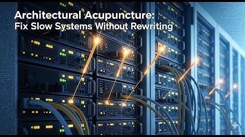 Architectural Acupuncture: Fix Slow Systems Without Rewriting