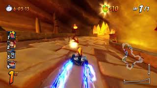 Me Playing ctr race Part 2💖✌️✌️❤️‍🔥😝😝😊