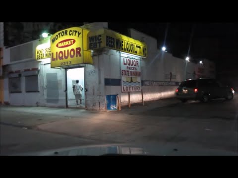 Downtown Detroit At Night In The Hood Pt 2 Youtube