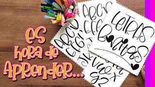 💕CURSO DE LETTERING PARA PRINCIPIANTES😍 Aprende Gratis Paso a Paso🎨