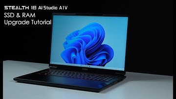 MSI Stealth A18 /18 HX Series Upgrade Tutorial