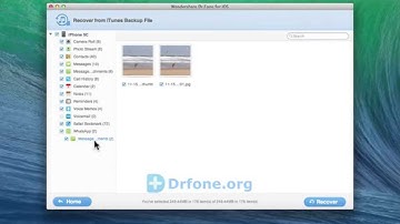 [iPhone 5C Recovery: Mac] How to Retrieve iPhone 5C WhatsApp attachment from iTunes Backup on Mac