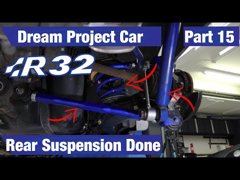 VW MK4 R32 Complete Rear Suspension REFRESH, Looks AMAZING! The Project Car Rebuild Pt. 15.