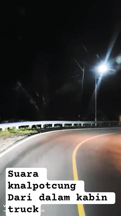 suara knalpotcung dari dalam kabin #sopirtruck #supirtruk #kapalbesi #knalpotcung