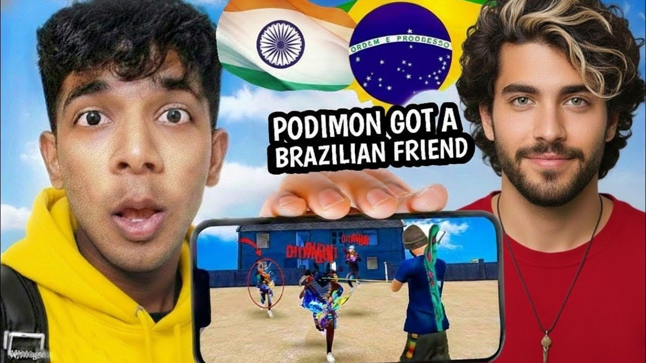 У меня появился друг из Бразилии в Free Fire 😱🇧🇷🔥 | Бразилия, часть 2