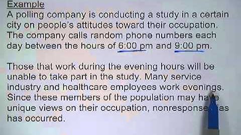 2 2 1 Nonresponse Bias