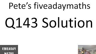 Q143 Solution