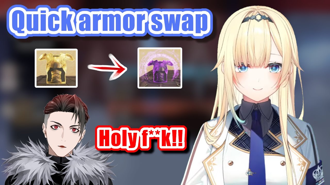 Aizawa Ema Surprises rpr With Her Quick Armor Swap [VSPO]