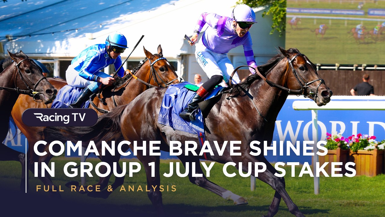 Donnacha O'Brien-Trained Comanche Brave Claims Prestigious July Cup at Newmarket in Major International Win
