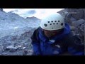 Chute dans le couloir du Goûter