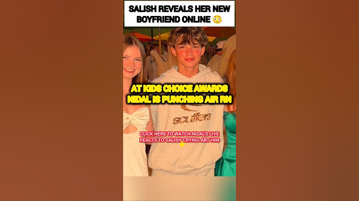 Salish Matter reveals her new boyfriend at kids choice awards😳#nalish #shorts #viral #trending #love