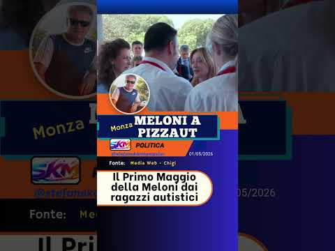 Video Meloni dai ragazzi autistici di Pizzaut