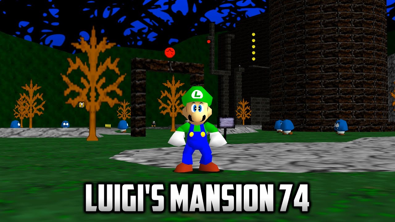 ⭐ Super Mario 64 PC Port - Luigi's Mansion 74 (DEMO) v1.0