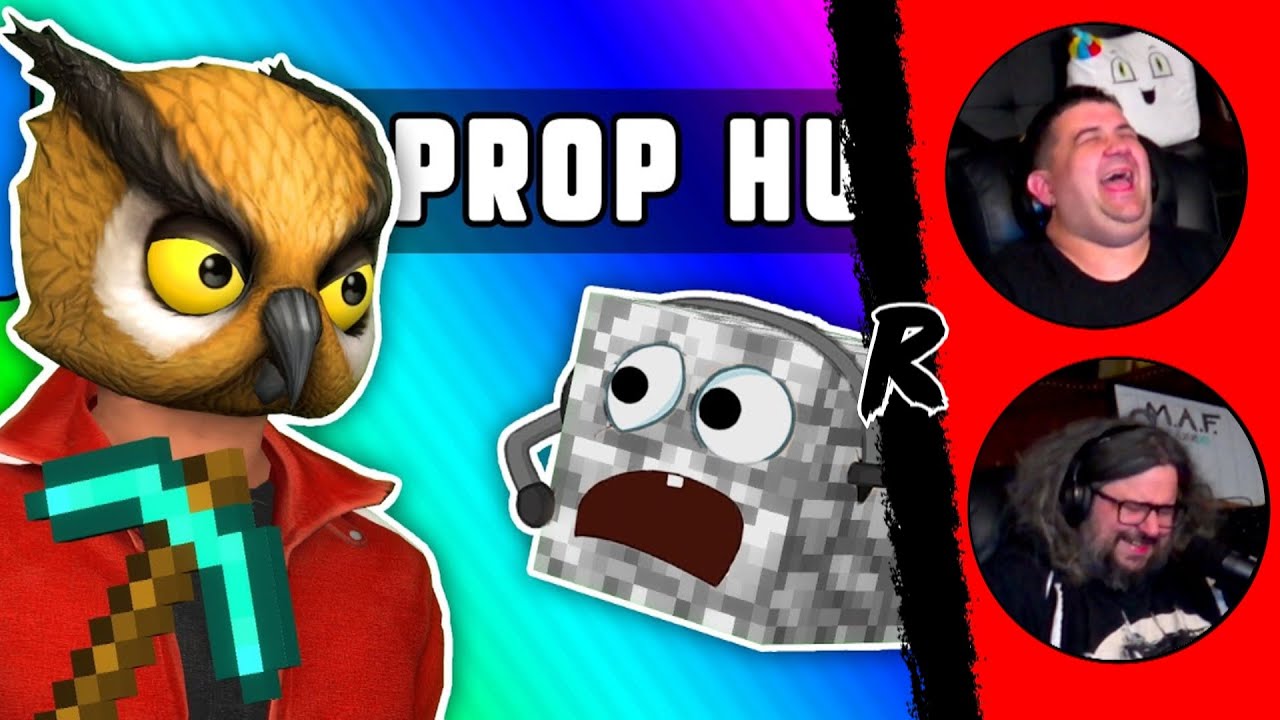 Gmod Prop Hunt Funny Moments - Preparing For Minecraft 2! (Garry's Mod) | RENEGADES REACT