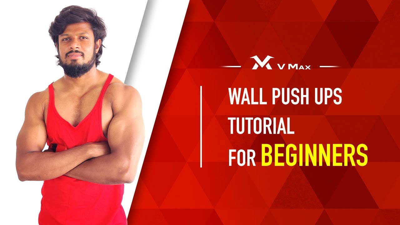 Wall Push Ups for Beginners | How to push up | No equipment needed ...
