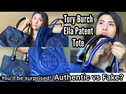 Fake vs Real Tory Burch Kira Chevron Small 