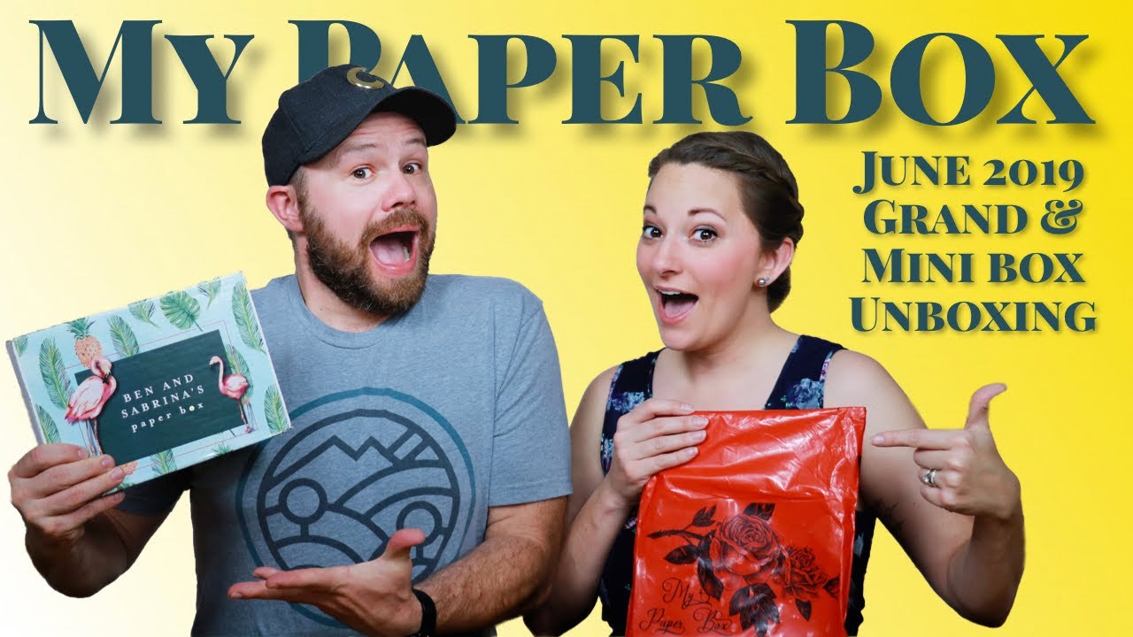 Personalized Stationery Subscription - My Paper Box | June 2019