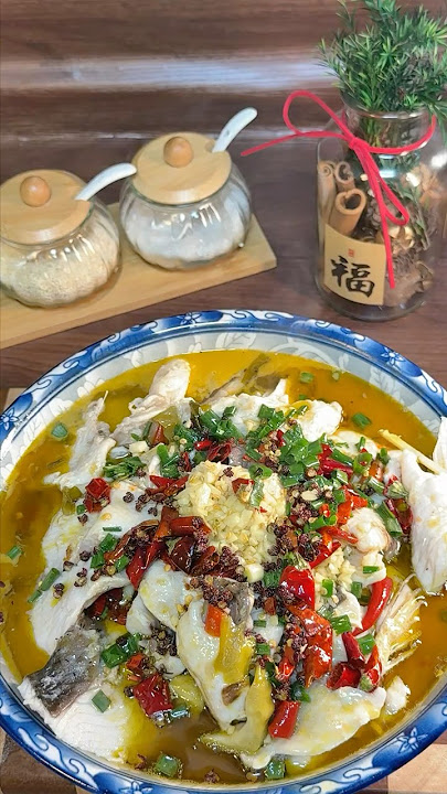 Resep Ikan Sichuan dengan Acar Sawi Hijau #resep #resepchina #resepikan
