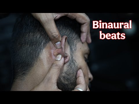 ASMR Ear & Head Massage: Binaural Beats for Deep Relaxation & Stress Relief | Scratching & Tapping