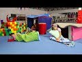 24 HOUR OVERNIGHT IN OUR GYMNASTICS GYM! (SUPER CRAZY)