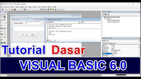 Tutorial Visual basic 6.0, dasar-dasar visual basic, Praktek-2