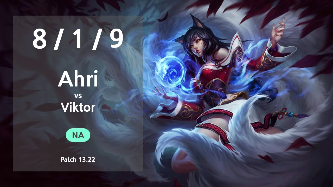 Ahri Mid vs Viktor - NA Challenger Patch 13.22