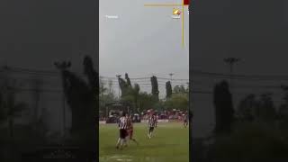 Thailand:Shock on the Pitch: Thai Footballer Dies After Lightning Hits Field