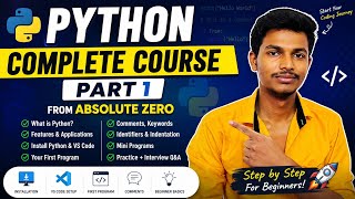 Python for Beginners | Complete Python Course Part 1 (2026)
