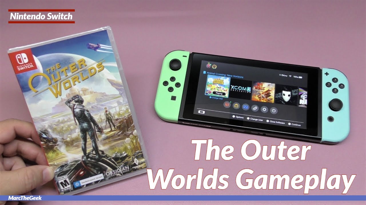 The Outer Worlds Nintendo Switch Gameplay