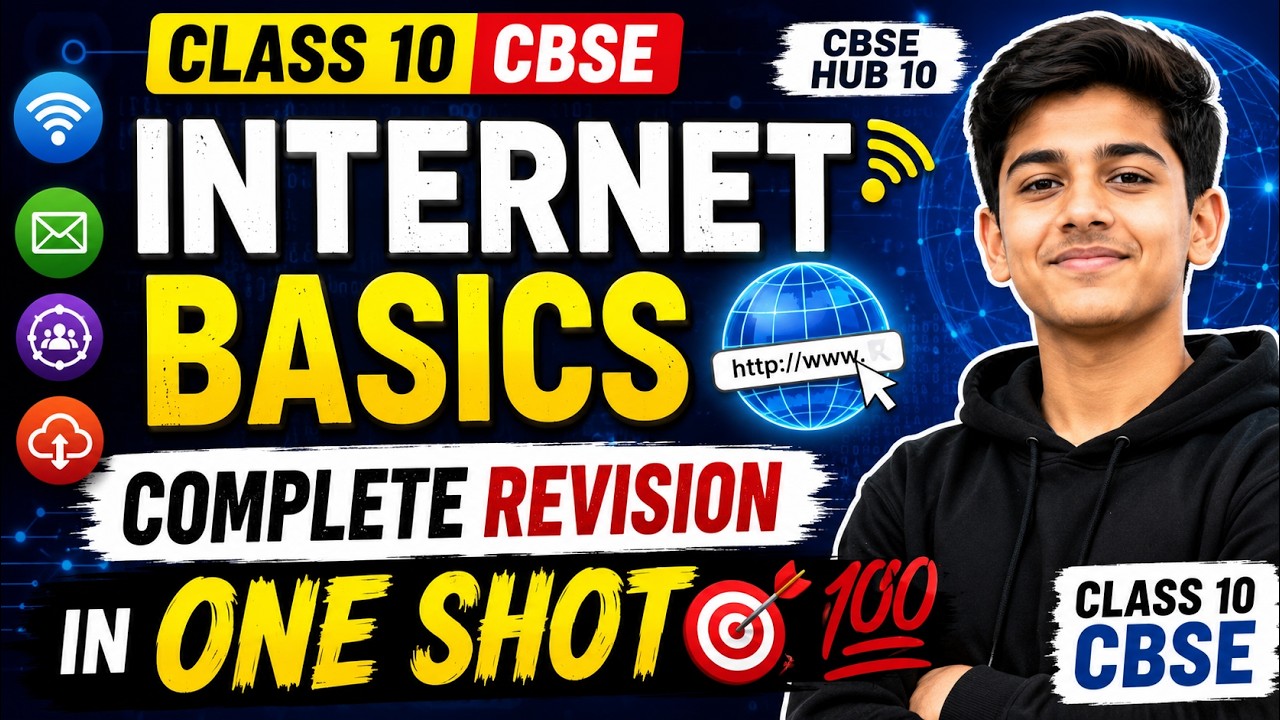 Internet Basics Class 10 CBSE | Complete Revision in One Shot 💯| Class ...